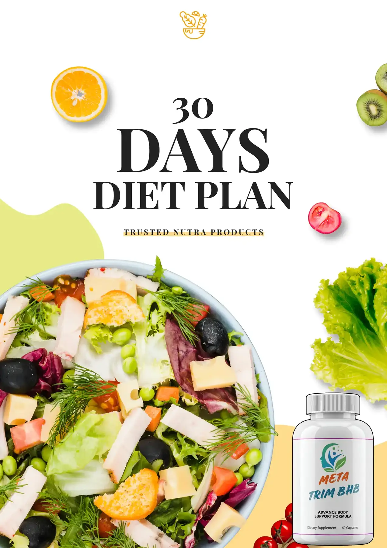 30 Days Diet Plan e-guide cover